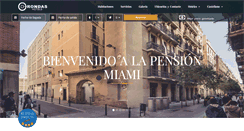 Desktop Screenshot of pensionmiamibarcelona.com